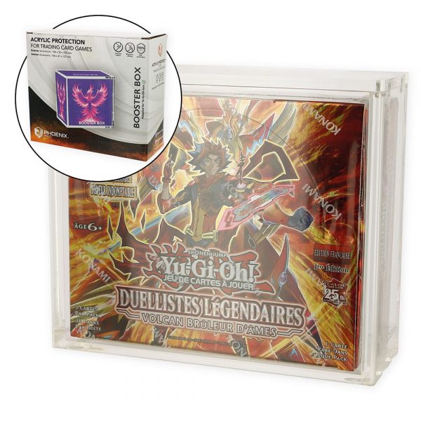 PHOENIX SHIELD - Boite - vitrine acrylique pour display Yu - Gi - Oh! - Play Omega